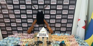 Operação Adeus Ano Velho prende 7 e apreende diversas armas e muita droga em Monte Carmelo