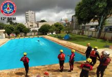 Corpo de Bombeiros realizam treinamento para ações de salvamento e resgate no período chuvoso