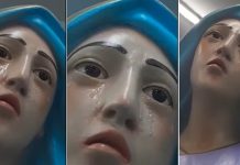 Fiéis relatam ver imagem de Nossa Senhora chorando em igreja de Cruzeiro da Fortaleza; vídeo registra momento