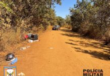 Motociclista de 50 anos fica ferido ao bater de frente com carro na MGC 352 em Tiros