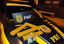 Policia Rodoviaria Federal apreende mochila cheia de maconha e comprimidos de ecstasy em Patos de Minas