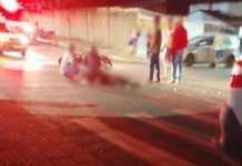 Motociclista fica ferido após colisão com veículo em Rio Paranaíba