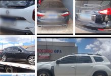 Polícia Militar apreende três veículos durante cumprimento de mandado de busca e apreensão em Carmo do Paranaíba