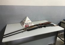 Homem não paga motel, deixa mulher e carro para garantir o pagamento, mas acaba preso com espingardas em Patos de Minas