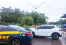 Polícia Rodoviária Federal recupera carro furtado em Pernambuco e prende suspeito na BR 365 em Patos de Minas