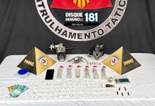 Policia Militar prende jovem por tráfico de drogas e posse de arma no bairro Enéas em Patrocínio