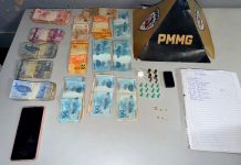 Operação da PM prende quatro por tráfico de drogas e apreende mais de R$11 mil em Patos de Minas