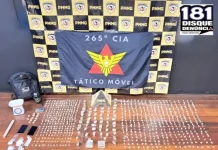 Polícia Militar prende casal com 279 pedras de crack e 475 porções de cocaína em Patrocínio