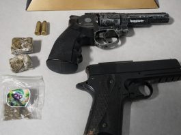 Polícia Militar encerra festa clandestina com menores e apreende arma de fogo e drogas em Patos de Minas