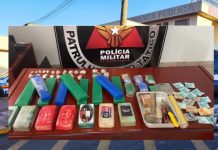 Polícia Militar apreende quase 8 quilos de crack e mais de 17 quilos de maconha em Araxá