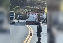 Motorista é encontrado morto ao lado de caminhão estacionado na BR-352 em Carmo do Paranaíba