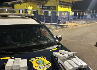 Casal é preso com 14 tabletes de maconha durante fiscalização da PRF na BR-365 em Patos de Minas