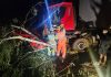 Colisão entre carreta e carro deixa dois feridos na BR-354 em Carmo do Paranaíba
