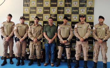 Arapuá e Rio Paranaíba recebem cinco novos sargentos da Polícia Militar