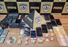 Operação da Polícia Militar fecha pontos de tráfico e apreende grande quantidade de drogas em São Gotardo
