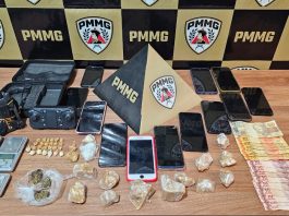 Operação da Polícia Militar fecha pontos de tráfico e apreende grande quantidade de drogas em São Gotardo