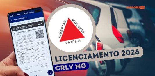 Minas Gerais divulga calendário de exigência do CRLV 2026; confira as datas por final de placa
