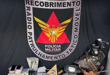 PM desarticula laboratório de cocaína, apreende mais de 700 porções da droga, materiais do tráfico e mais de R$ 5 mil em Patrocínio