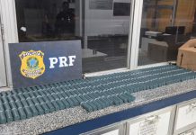 PRF apreende 600 kg de pólvora clandestina em caminhão na BR-262 em Bom Despacho