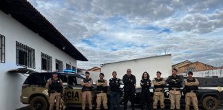 Operação conjunta da Polícia Civil e Polícia Militar apreende revólver durante cumprimento de mandado em Arapuá