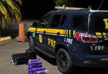 Polícia Rodoviária Federal apreende 36 quilos de maconha em ônibus durante fiscalização na BR-365 em Patos de Minas