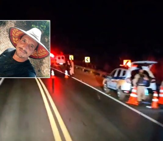 Homem de 31 anos morre após ser atropelado na BR-352 em Lagoa Formosa